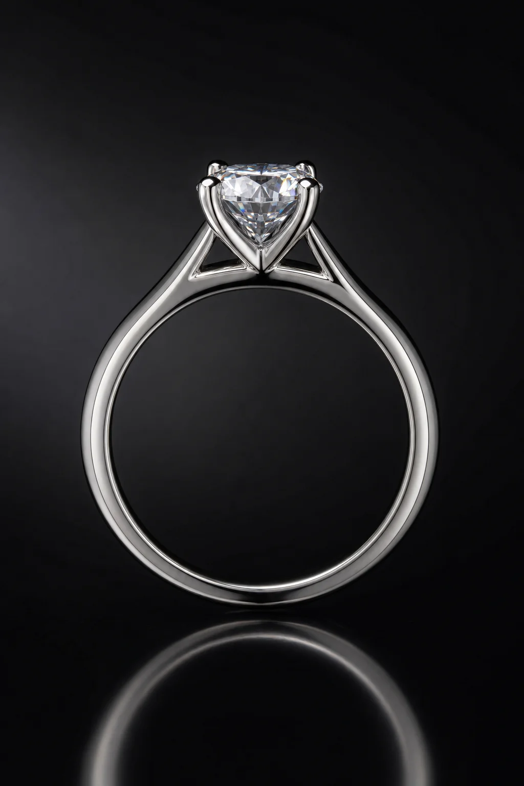 Anello di Fidanzamento su Misura — Oro o platino · pietra a scelta