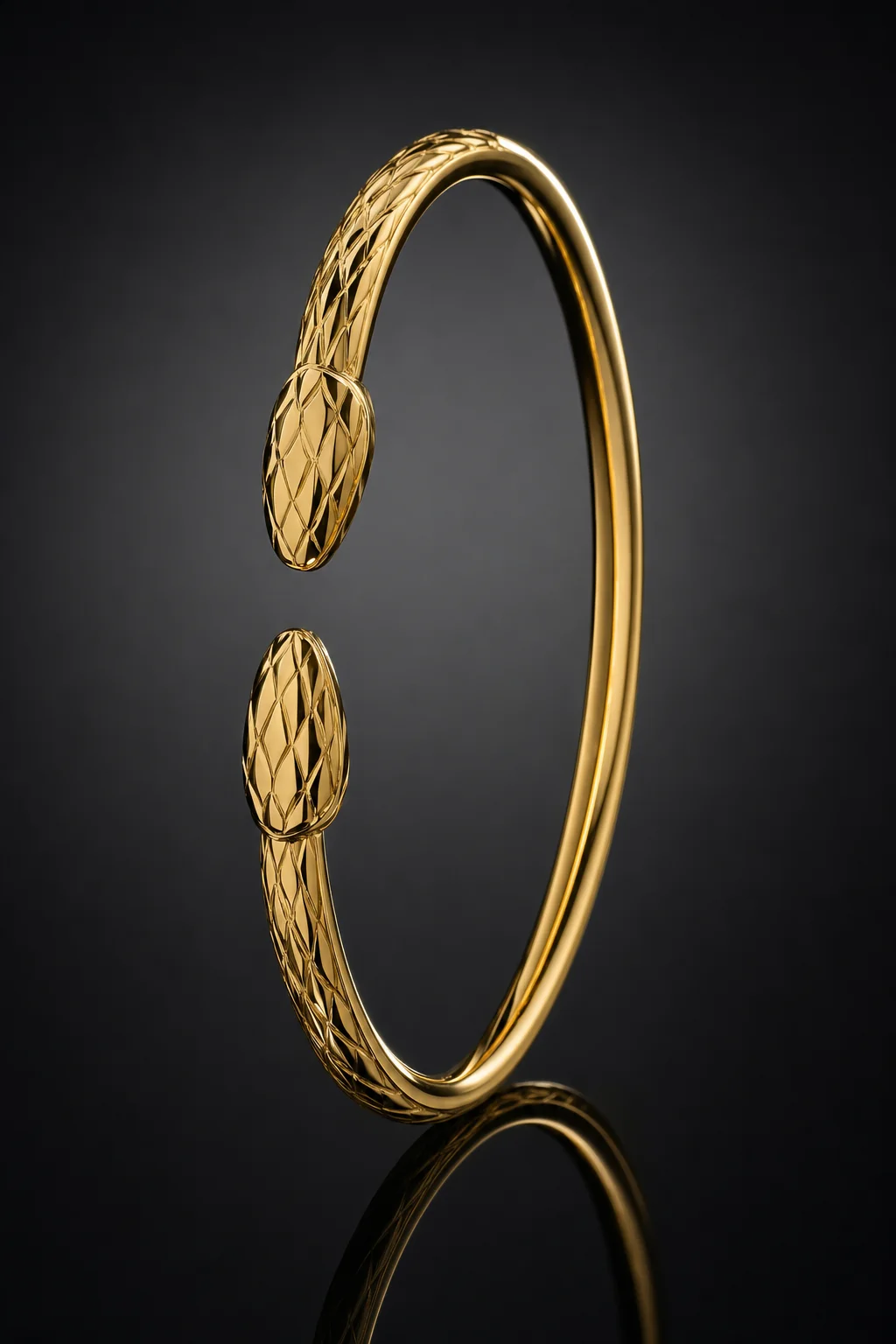Bracciale Uomo Semirigido — Oro giallo 750‰