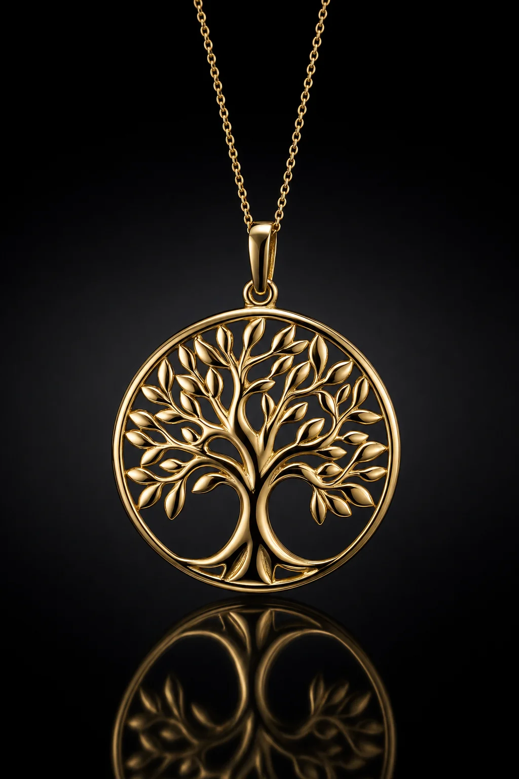 Ciondolo Albero della Vita — Oro giallo 750‰
