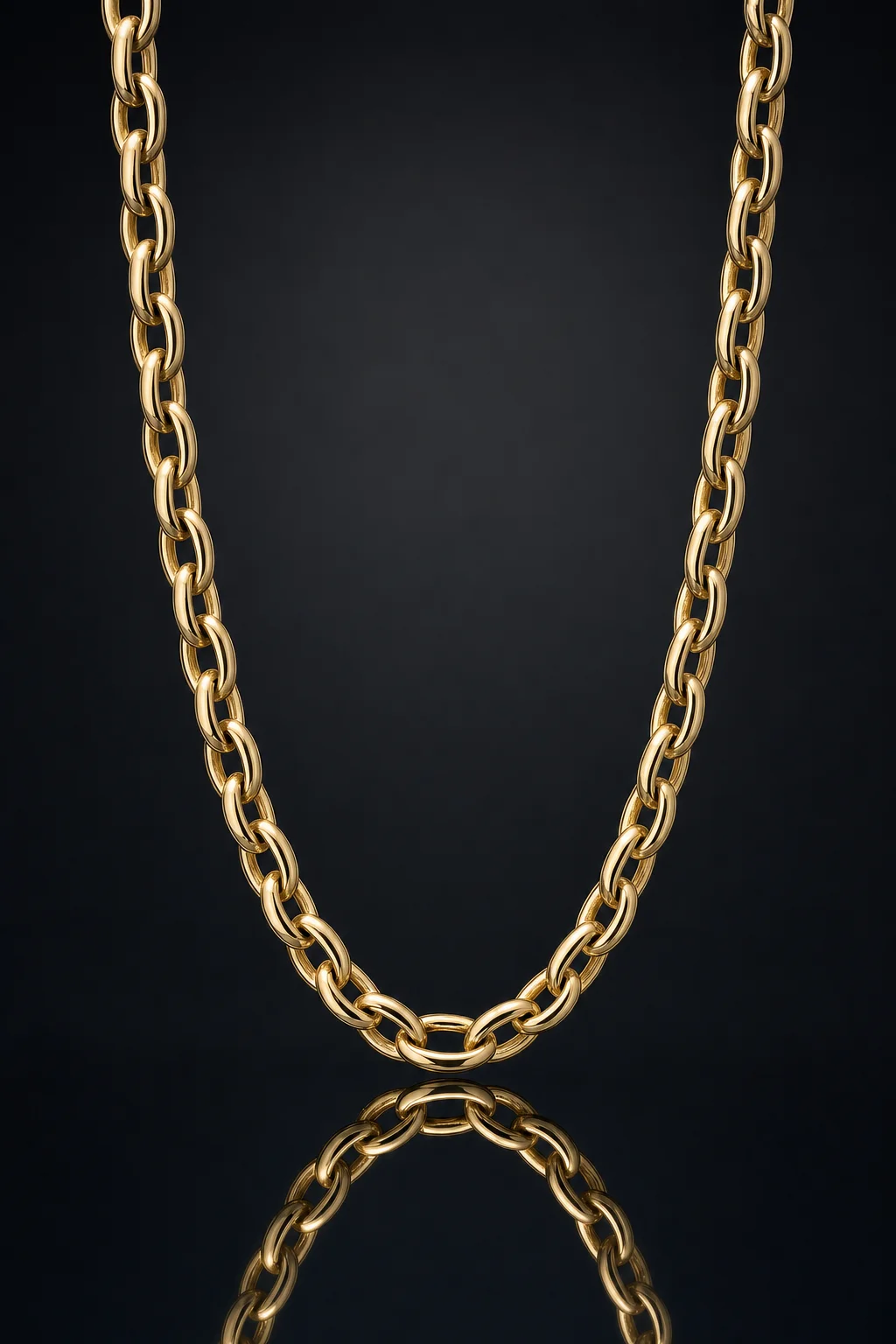 Collana Uomo Maglia Marina — Oro giallo 750‰